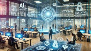 Raffigurato un ufficio che inquadra persone che affrontano i lavori nel digitale del 2024